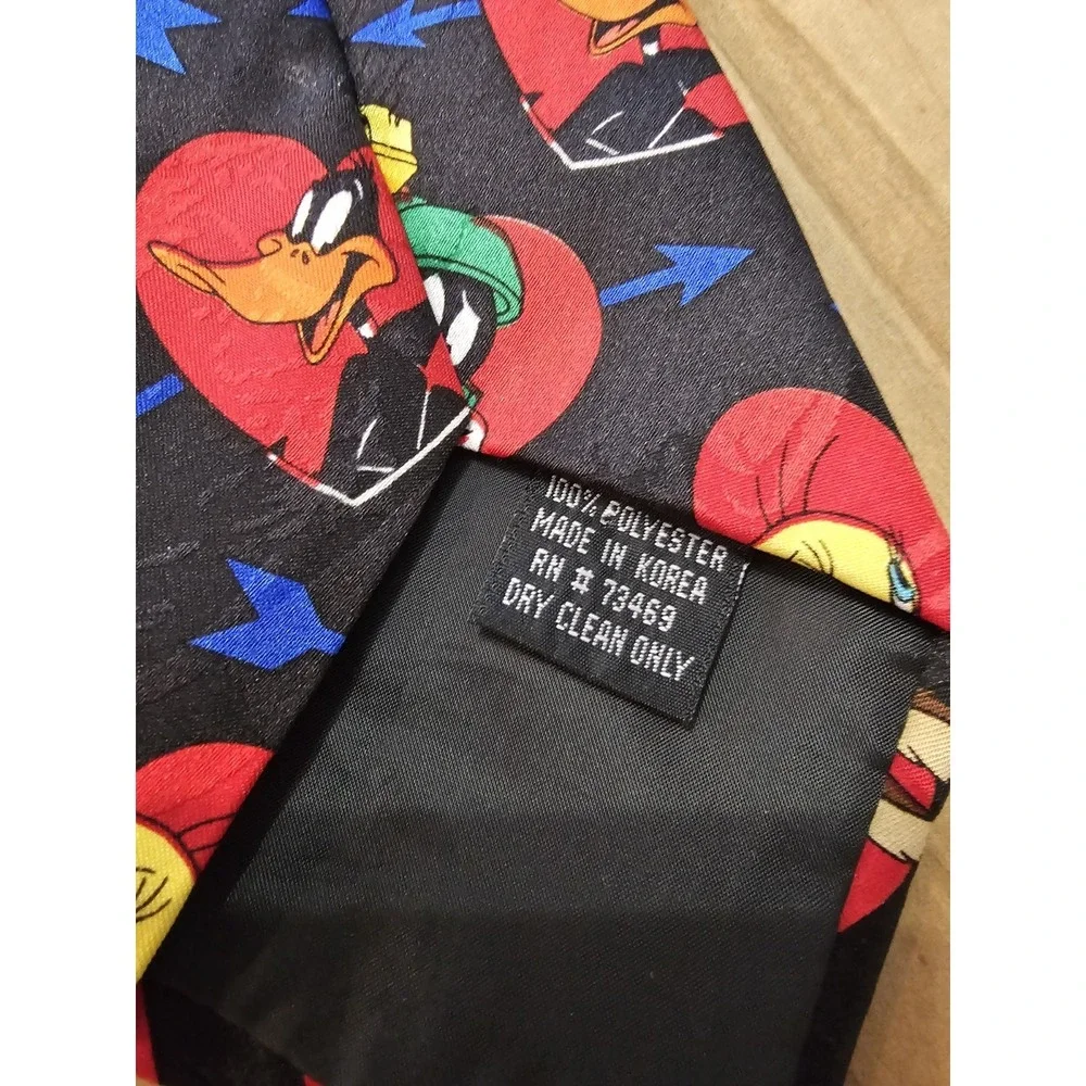 Vintage Looney Tunes Men's Tie‎ Lot - 1990's - Valentines Day, Stamp Collection - Picture 7 of 8